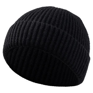 Haute qualité épais chaud mâle hiver bonnets adulte décontracté court fil Hip Hop chapeau homme laine crâne casquette unisexe femme tricoté casquette - Product Image 6