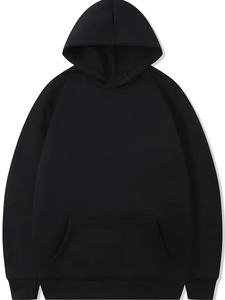 Sudadera con capucha de lana para mujer adulta con diseño a cuadros de gran tamaño de alta calidad, elementos esenciales de invierno personalizables - Product Image 4