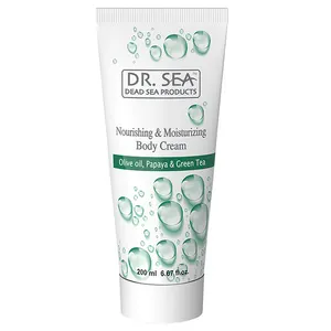 Pflegende und feuchtigkeit spendende Körper creme Olivenöl & Papaya & Grüntee 200 ml von Dr. SEA Cosmetics Dead Sea Products Israel