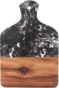 Tabla de picar de mármol de Acacia, mesa de comedor de cocina para el hogar, Simple y atractiva, venta al por mayor - Product Image 4
