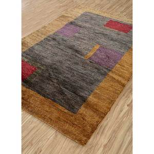 Tapis en jute et chanvre noués à la main Skjt-17 Hula, beige et marron, motif abstrait pour usage domestique - Product Image 2