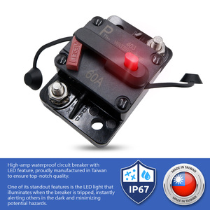 Hi-Amp <b>Circuit</b> <b>Breaker</b> with LED Indicator 60A - Product Image 5