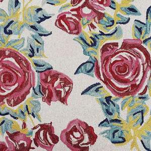 Alfombras de lana hechas a mano de primera calidad, alfombras de corte de bucle con mechones florales, estilo de lujo para habitación y sala de estar de niños, venta al por mayor directa - Product Image 2