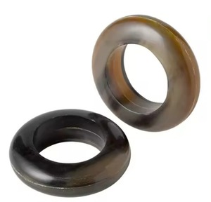 Soporte de servilleteros de cuerno de búfalo Natural pulido diferente Color marrón negro Natural precio competitivo J H Animal náutico - Product Image 3