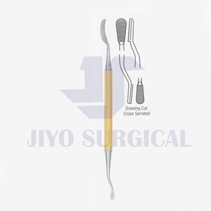 Lima ortopédica para huesos quirúrgicos Miller Colburn de 7 \ ", doble extremo, 1 extremo, extremos de trabajo dentados cruzados, fuente de alimentación Manual de 5mm/7mm - Product Image 6