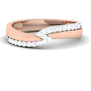 Elegante anillo de diamante de oro de 18 quilates Anillo de uso regular de diamante de forma redonda certificado IGI natural real - Product Image 5