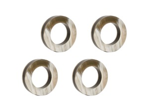 Soporte de servilleteros de cuerno de búfalo Natural pulido diferente Color marrón negro Natural precio competitivo J H Animal náutico - Product Image 2