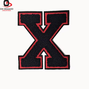 Premium Quality Custom Chenille <b>Letter</b> Patches Woven Canvas <b>Fabric</b> 3D Applique Jackets Hoodies Bags Caps Fashion Accessories - Product Image 4