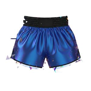 Pantalons de fitness unisexes respirants à taille haute, shorts élastiques de Muay Thai, shorts respirants de MMA, de gym, de boxe et de kickboxing - Product Image 3