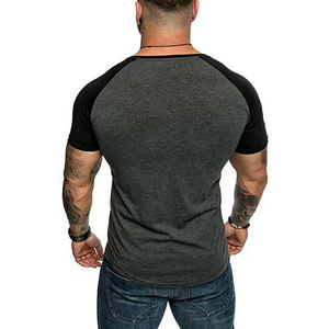 T-Shirt classique en coton et Polyester à manches Raglan pour homme - Product Image 6