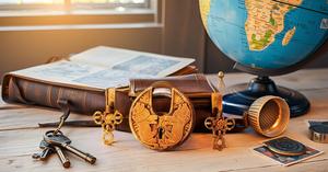 High Quality Safety Brass Keyed <b>Padlock</b> Brass <b>Padlock</b> - Lock with Keys - Working Functional - Brass Made Lion <b>Padlock</b> Golden - Product Image 5
