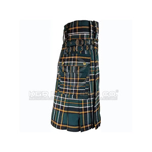Falda escocesa de tartán elegante para mujer con estilo Highland, cierres de hebilla lateral fuertes, accesorios para instrumentos musicales - Product Image 6