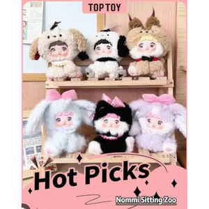 ชุดของเล่นตุ๊กตา Nommi 6 ชิ้น ซูทีซีซีซู บลายด์บ็อกซ์ กระต่ายและเพื่อนๆ สำหรับคลายเครียดและงานฉลองวันเกิด จัดส่งฟรี - Product Image 2
