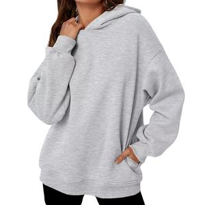 Sudadera con capucha extragrande personalizada para mujer, ropa informal, el mejor material usado, sudaderas con capucha extragrandes transpirables para mujer - Product Image 1