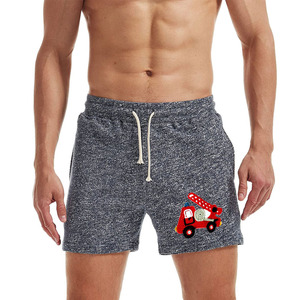 100% coton fait vêtements d'été hommes appliques Shorts/concevoir votre propre couleur personnalisée hommes appliques Shorts - Product Image 2
