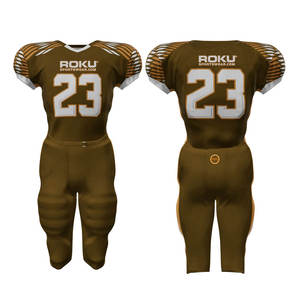 Uniforme de Fútbol Americano de Alta Calidad para Adultos, Talla Grande, Secado Rápido, Color Personalizado, Estampado Único, Ropa Deportiva Transpirable - Product Image 3