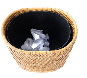 Cesta de basura de mimbre hecha a mano al por mayor para la decoración del hogar del proveedor vietnamita ODM/OEM - Product Image 6