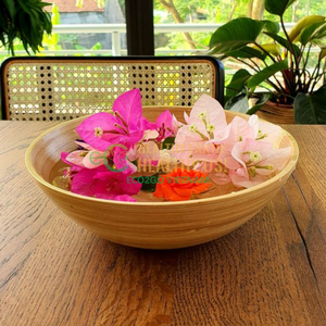100% NATURAL RECYCLED DISPOSABLE BAMBOO SPUN PLATES/ SPUN BAMBOO PLATES/ BAMBOO PLATE WITH CHEAPEST PRICE FROM ECO2GO VIET NAM - Product Image 6