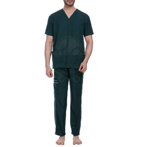 2025 venta al por mayor superventas trajes médicos para hombres Jogger conjunto transpirable Spandex Hospital uniformes nuevo Popular nuevo Scrub - Product Image 1
