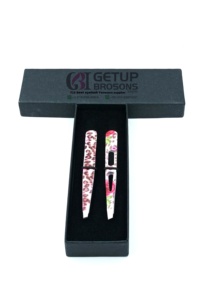 Pinzas de Cejas de Acero Inoxidable con Punta Puntiaguda Antiestática de Alta Calidad, Herramienta de Belleza Ecológica y Ligera con Logotipo Personalizado - Product Image 6