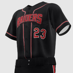 Uniforme de baseball à séchage rapide de bonne qualité uniforme de baseball avec logo personnalisé par WINGS TRADERS - Product Image 5