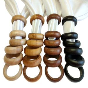 Porte-serviettes de qualité supérieure pour la maison ou l'hôtel en bois naturel 100% disponible en design personnalisable - Product Image 4