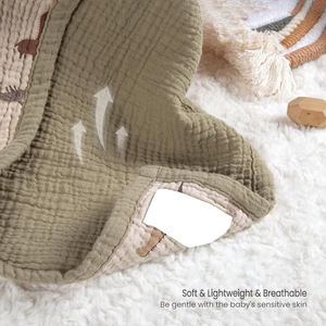 Couvertures pour bébés 100% coton avec polyester tricoté de style unique pour un usage domestique Service OEM Prix de gros - Product Image 6