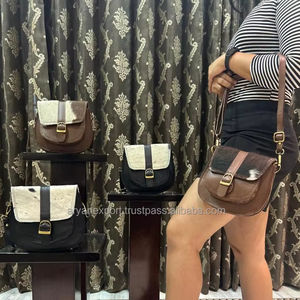 Sacs à main pour femmes Sac à bandoulière en cuir de vachette véritable de haute qualité Sac à bandoulière décontracté de luxe élégant Sacs à main en cuir occidental - Product Image 4