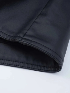 Custom Made Canvas Leather <b>Jacket</b> for <b>Men</b> Genuine Sheepskin Stand Collar <b>Long</b> Sleeves Moto & Biker Style Winter Bomber <b>Jacket</b> - Product Image 5