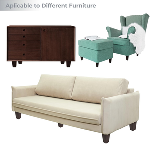 Pieds de meubles en bois de qualité supérieure pour armoires de cuisine pieds d'armoire en bois massif solides pieds de meubles de remplacement décoratifs - Product Image 4