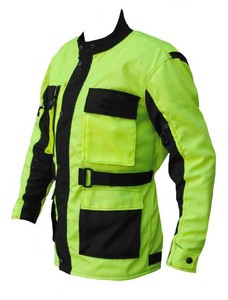 Veste longue d'équitation de moto pour hommes et femmes Racing avec protecteurs et doublure coupe-vent Textile Touring Jacket - Product Image 3