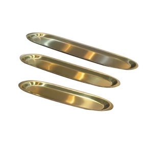 Plateau de service en bois de taille personnalisée, vaisselle de décoration de table de fête de mariage, plateaux en bois de rotin pour service alimentaire - Product Image 4