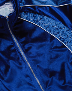 Ensemble de survêtement unisexe en molleton 100 % coton avec broderie personnalisée, veste à capuche zippée et pantalon, imprimé numérique, idéal pour l'hiver - Product Image 2