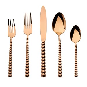 Ensemble de couverts de designer avec poignées de style perle, idéal pour la salle à manger élégante à la maison, les hôtels, les restaurants, les fêtes et les cadeaux - Product Image 1