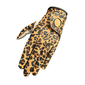 Guantes de Golf de Piel de Oveja Rojos al por Mayor, Fáciles de Agarrar, para Hombre y Mujer, Mano Izquierda y Derecha, Suaves y Transpirables - Product Image 2