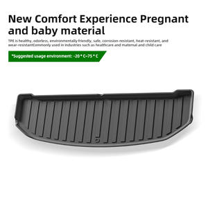 Doublure de cargaison haut de gamme pour 2021 <span class=keywords><strong>2022</strong></span> 2023 2024 <span class=keywords><strong>Kia</strong></span> <span class=keywords><strong>Sorento</strong></span> carburant LHD tapis de cargaison tous temps tapis de coffre accessoires TPE intérieur de voiture - Product Image 4