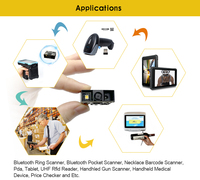 Módulo Escáner de Códigos de Barras 1D 2D CMOS Mini OEM RAKINDA, Módulo Lector de Códigos QR Láser TTL232 USB en Stock