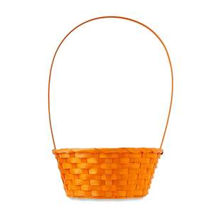 NEW! Colorful Eco-Friendly Handwoven Easter <b>Egg</b> Bamboo <b>Basket</b> with Handle for Fruits Flowers Vegetables Easter Holiday Supplies - Product Image 2