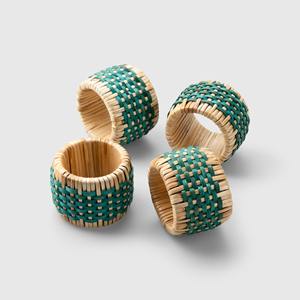 Anneaux de serviette en rotin, accessoire de table pour Noël, fête de Thanksgiving, anneau de serviette de haute qualité - Product Image 5