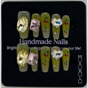 Orecchini Cherry Julep con strass (XSmall) - Product Image 1