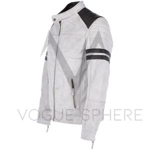 OEM personalizado invierno grueso verano fino lavable corto 2025 buena calidad cómodo hombres Pu chaquetas de cuero - Product Image 2