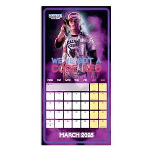 Calendrier mural et de table Stranger Things 2025, design imprimé sur papier avec horloge et mini-affiches pour exposition - Product Image 4