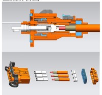 1 KV Industrielles Kupfer-Automobilkabel für Elektrofahrzeuge, Abgeschirmtes Stromkabel XLPE 120mm2/50mm2/70mm2/90mm2/150mm2 HVIL Gummimantel Interlock