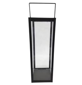 New Arrival Home Decoration Modern Glass <b>Black</b> <b>Lantern</b> Candle Holder Handmade for Christmas Wedding and Party Decor - Product Image 4