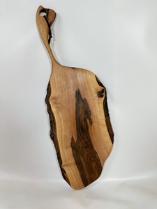 Planche à découper en bambou, design moderne et luxueux, avec poignée, passe au lave-vaisselle, cadeau de mariage ou de pendaison de crémaillère, pour plateau de charcuterie, blocs à découper - Product Image 5