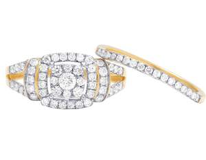 Bague de mariage en forme de carré avec diamant en grappe de moissanite avec bijoux d'anniversaire élégants en argent sterling S925 pour femmes - Product Image 2