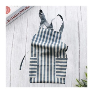 Pinafore de nettoyage de ménage convaincant chat chanceux propre tabliers de cuisine sur mesure pour les femmes bavoirs en lin de coton tablier de cuisine à domicile - Product Image 3