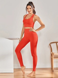 Sujetador deportivo sin costuras para mujer al por mayor, conjuntos de ropa para yoga, ropa para gimnasio, conjuntos de ropa para yoga y fitness, 2025 - Product Image 6