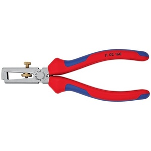 KNIPEX Pelacables pulido de 160 mm con mangos multicomponente y cuchillas de resorte abatibles, herramientas - Product Image 5
