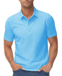 Camisetas Polo de Algodón de Verano para Hombre, Transpirables, para Golf, Deporte, Senderismo, Camisetas Casuales de Trabajo - Product Image 5